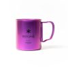 Snow Peak Titanium Double Wall 450 Mug Purple | Camping & Outdoor