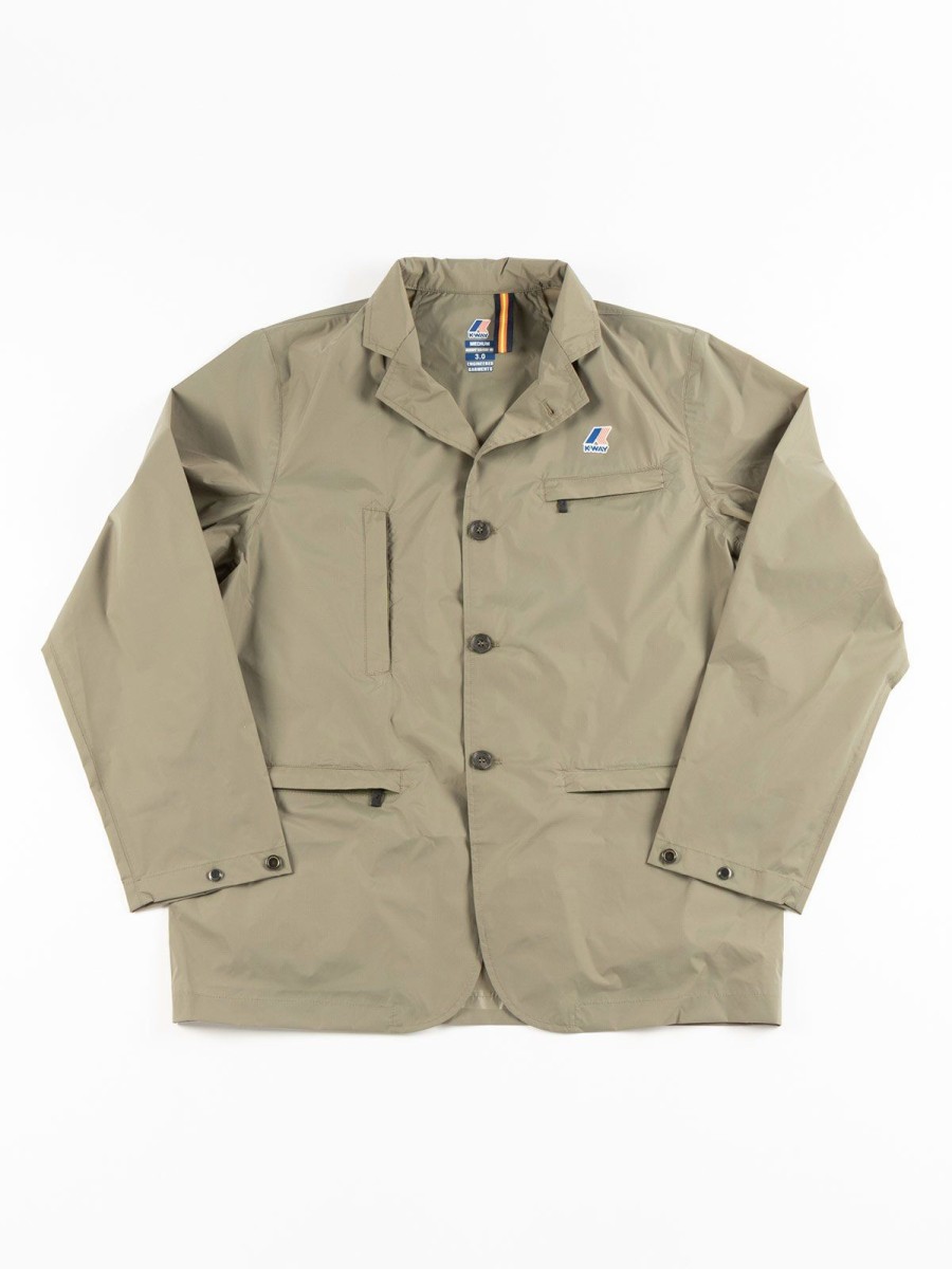 Engineered Garments x K.WAY Blase Jacket Green Dk Olive | Outerwear