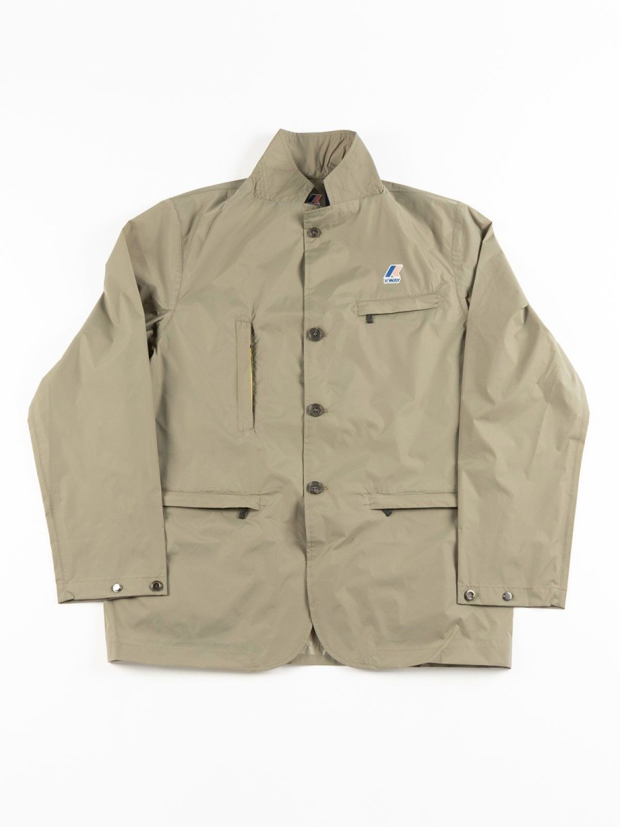 Engineered Garments x K.WAY Blase Jacket Green Dk Olive | Outerwear