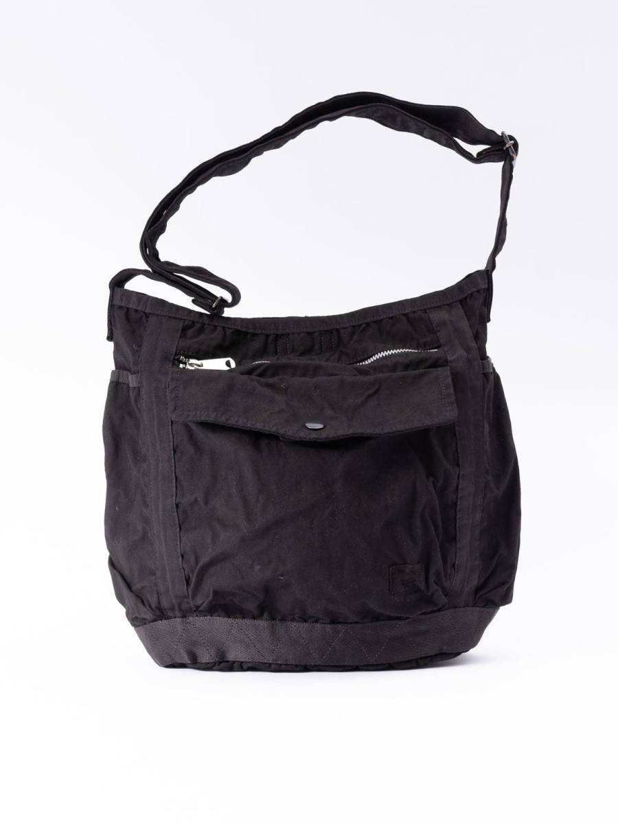 Porter – Yoshida & Co Ltd Crag Shoulder Bag L Black | Bags & Luggage