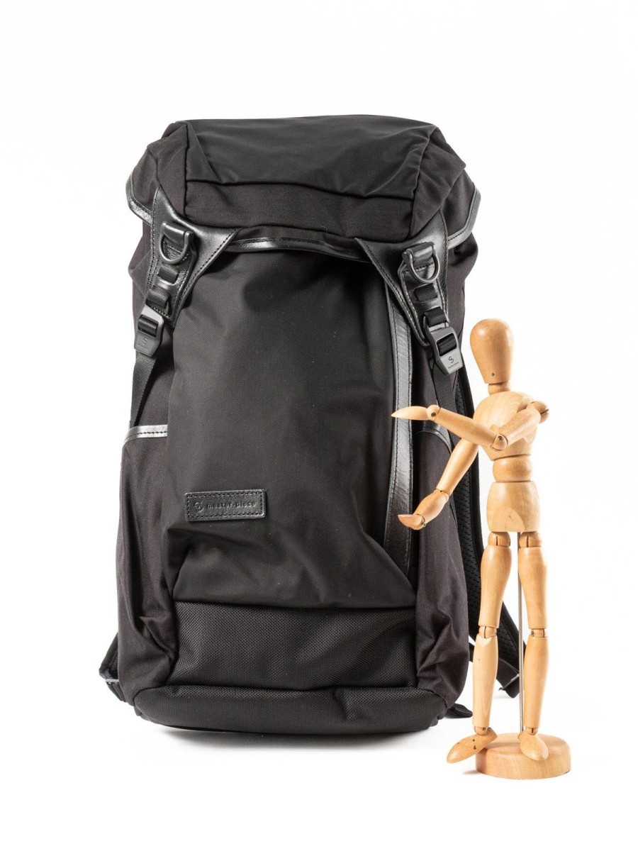 Master–Piece Potential V3 Flap Backpack Black | Bags & Luggage