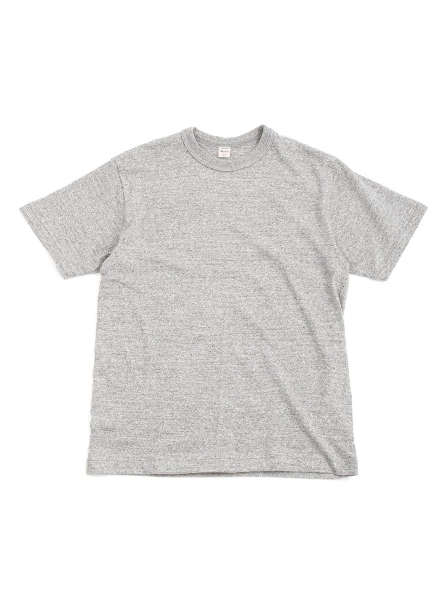 Warehouse & Co Lot 4601 No Print T Shirt Heather Grey | T Shirts S/S