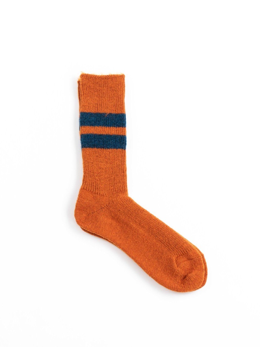 RoToTo Brush Mohair Crew Socks Orange | Socks