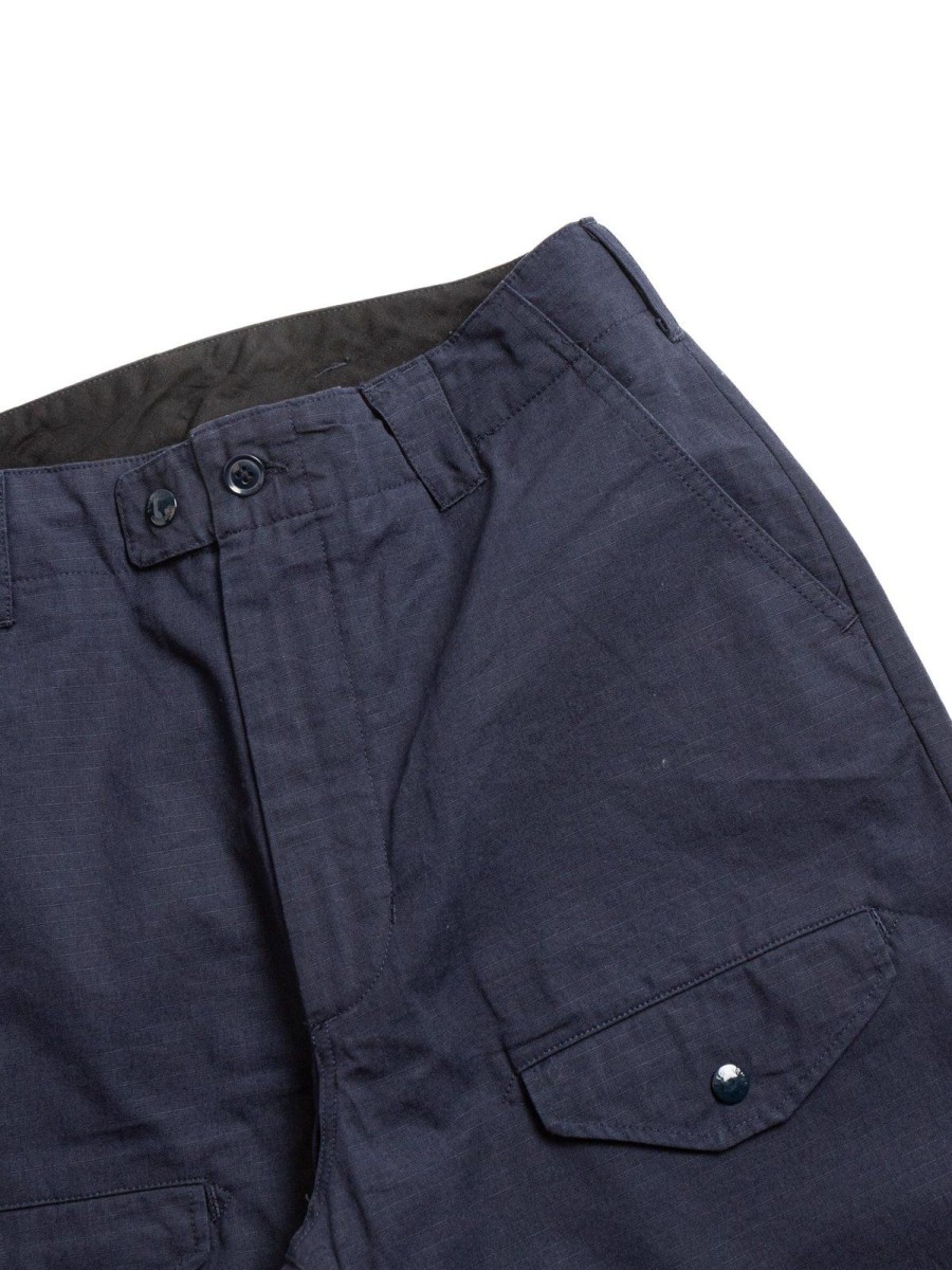 Engineered Garments Airborne Pant Navy Cotton Ripstop | Trousers